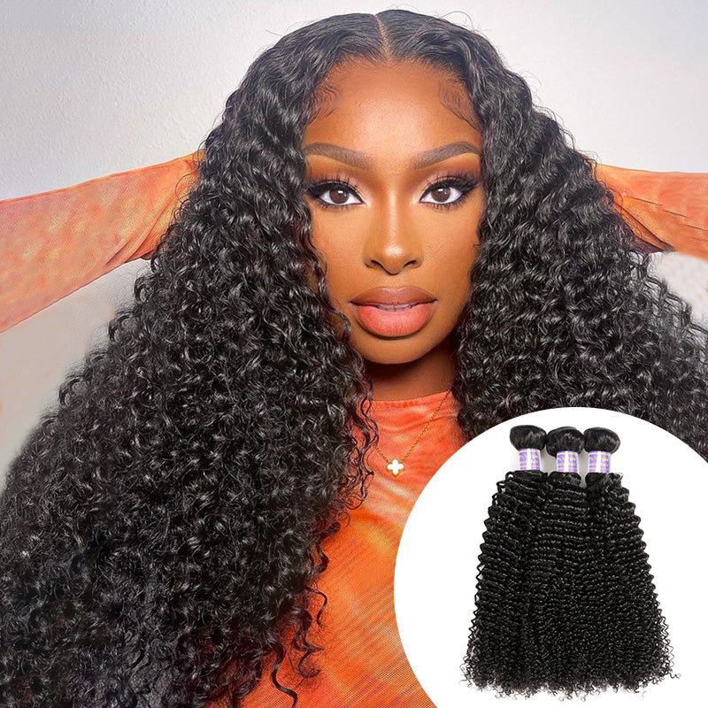 Allove Hair Peruvian Curly Wave 3 Bundles Virgin Human Hair - AlloveHair