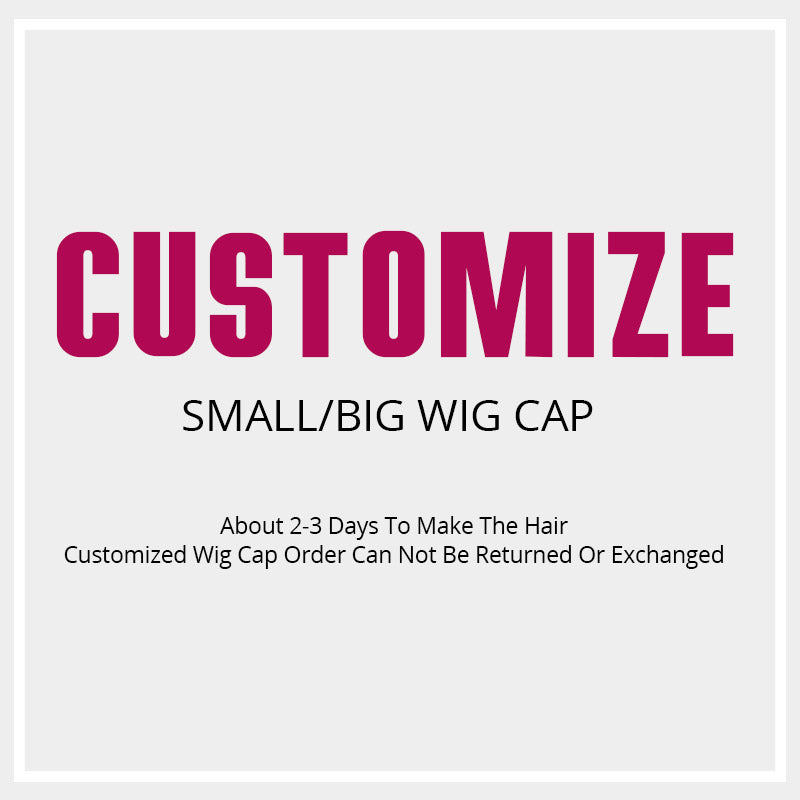 Wig Cap Size Customization Fee For Wig - AlloveHair
