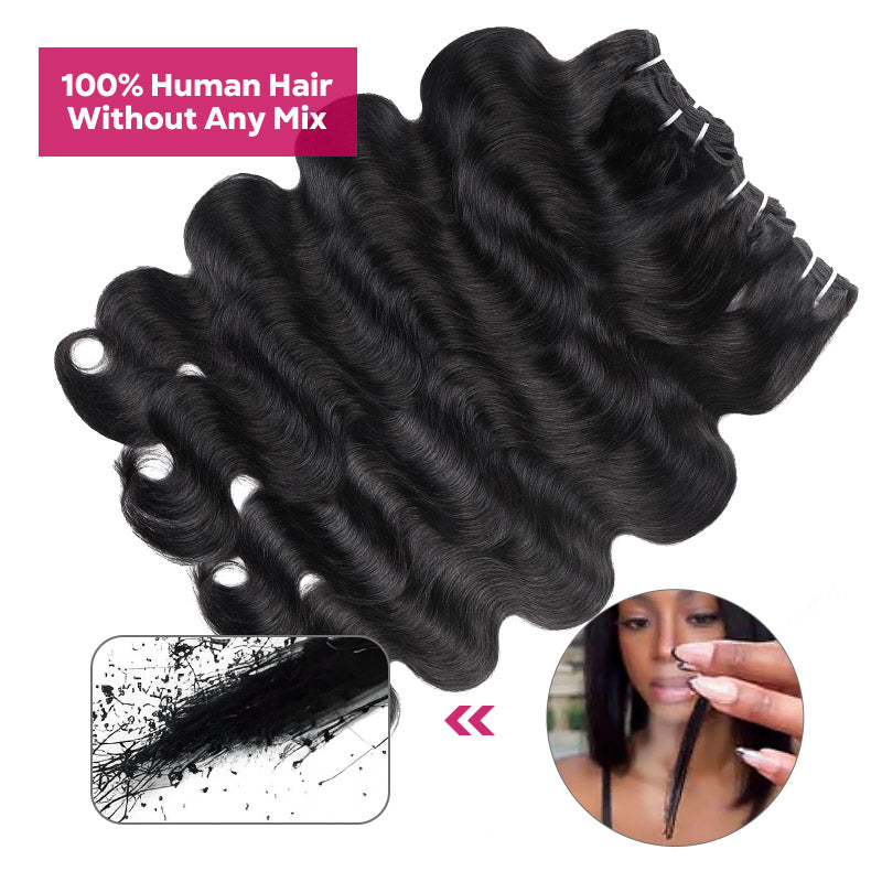 Allove 15A Luxurious 3 Bundles with Frontal Brazilian Body Wave Hair Bundles with 13x6 Lace Front Closure - AlloveHair
