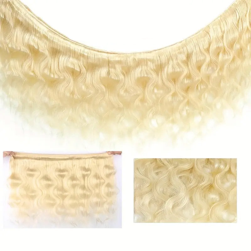 Allove Hair 613 Blonde Body Wave Hair 4 Bundles 100% Human Virgin Hair - AlloveHair