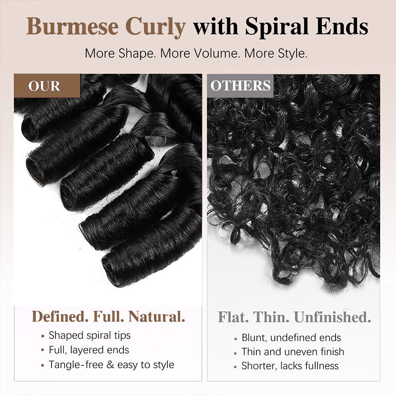 Bulk Hair For Braiding Burmese Curly Human Hair Extensions For Boho Braids 30 Inch Raw Human Hair Bundles No Weft - AlloveHair