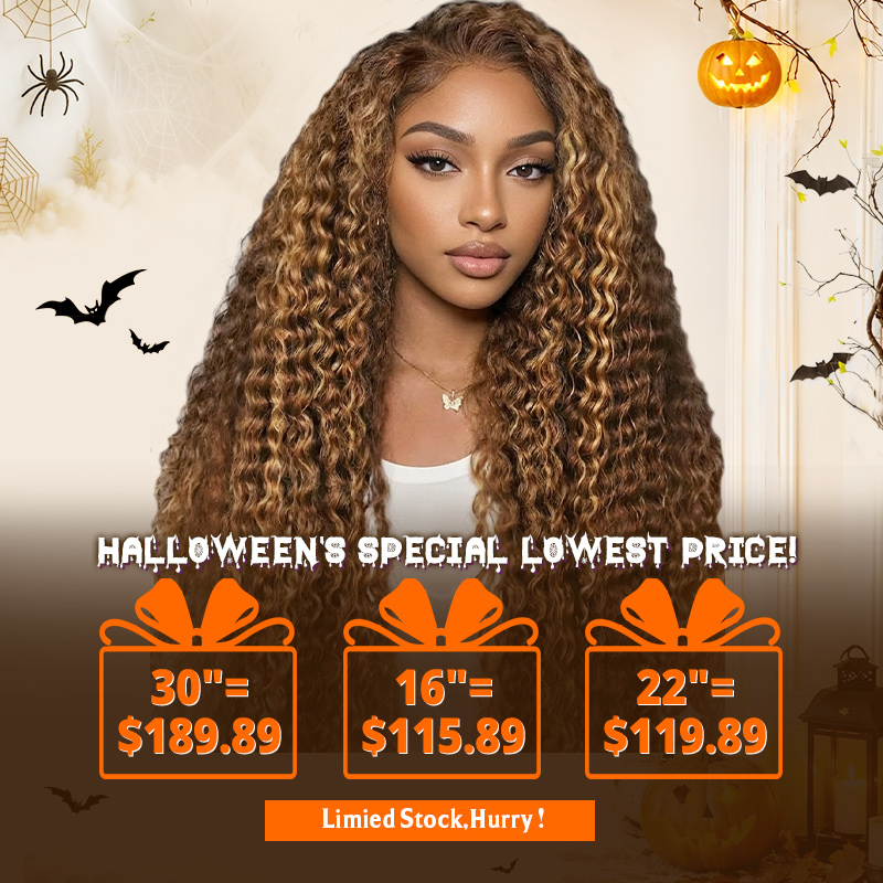 [ 70% OFF - No Code Needed] 13x4 30''= $189.89 13x6 30'' = $199.89 P4/27 Highlight Pre Cut & Pre-plucked & Bleached Knots Ready To Wear Lace Front Wig 180% Density