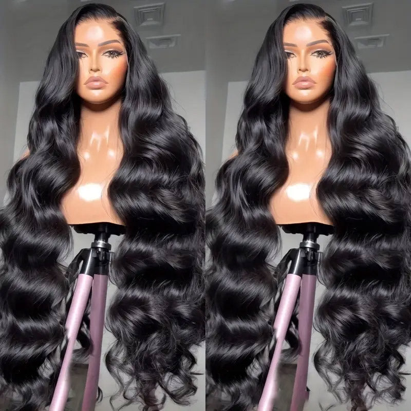 [30'' = $165.99 - No Code Needed] 13x6 Body Wave HD Lace Front Virgin Human Hair Wig 180% Density - AlloveHair