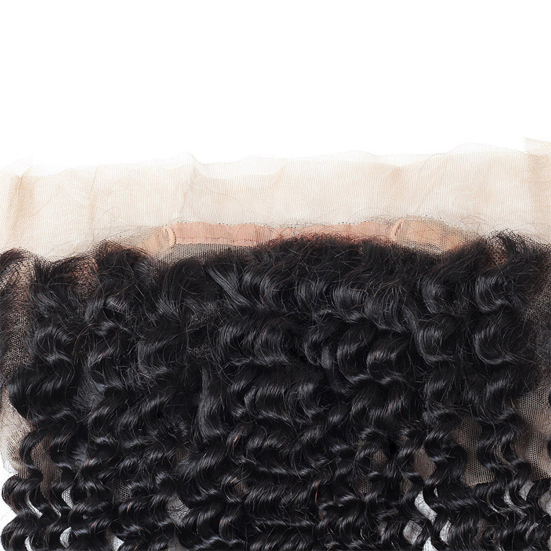 Allove Hair 8A Grade Kinky Curly 360 Lace Closure Virgin Human Hair : ALLOVEHAIR