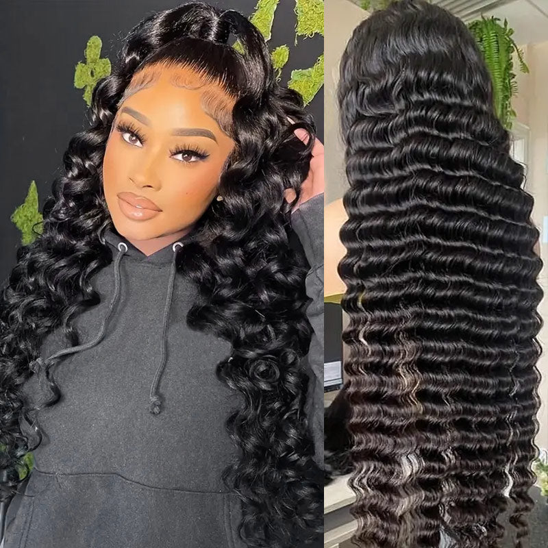 30 Inch Loose Deep Wave 13x4 Lace Front Wig | Pre Cut HD Lace | Pre-Plucked Hairline | 200% Density