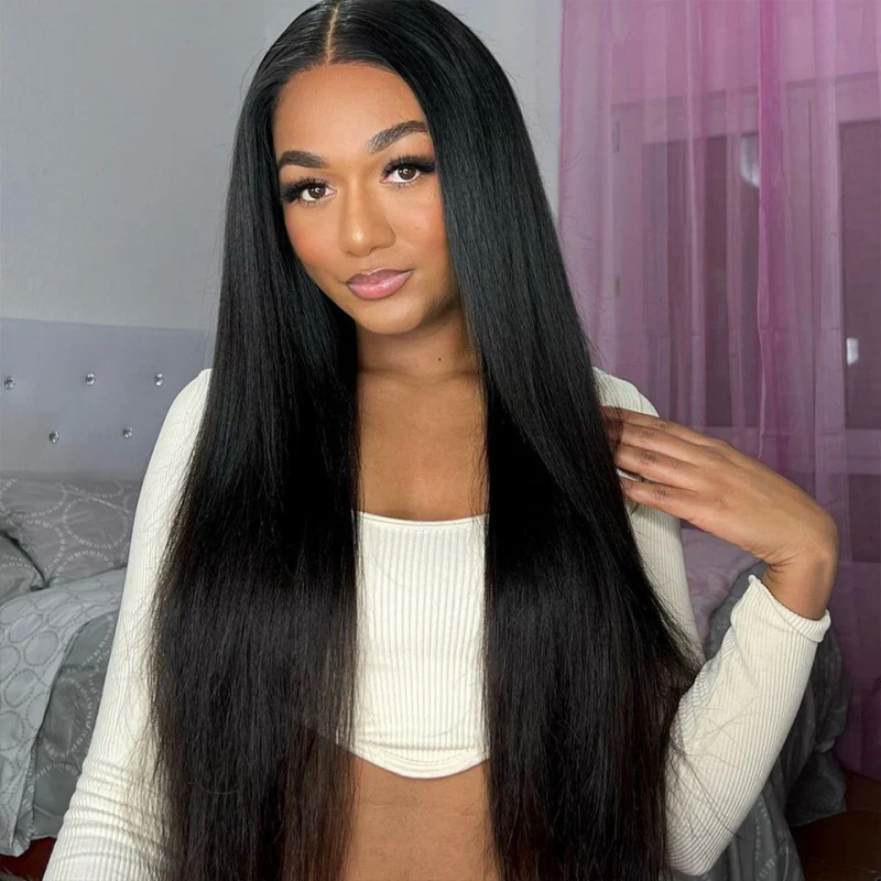 2 Wigs = $269 | 5x5 Glueless Wig 24'' Pre Everything and 13x6 Full Lace Front Wigs 30'' Highlight Color - AlloveHair