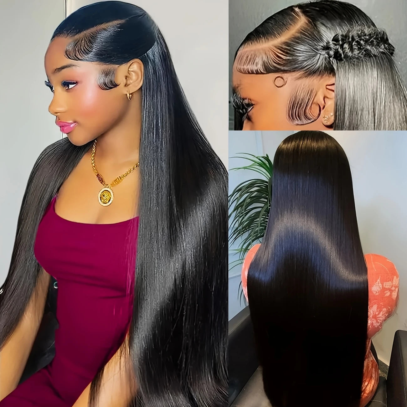 2 Wigs = $199 | 5x5 Lace Wig 26'' and 13x4 Lace Front Wigs 22'' 180% Density - AlloveHair