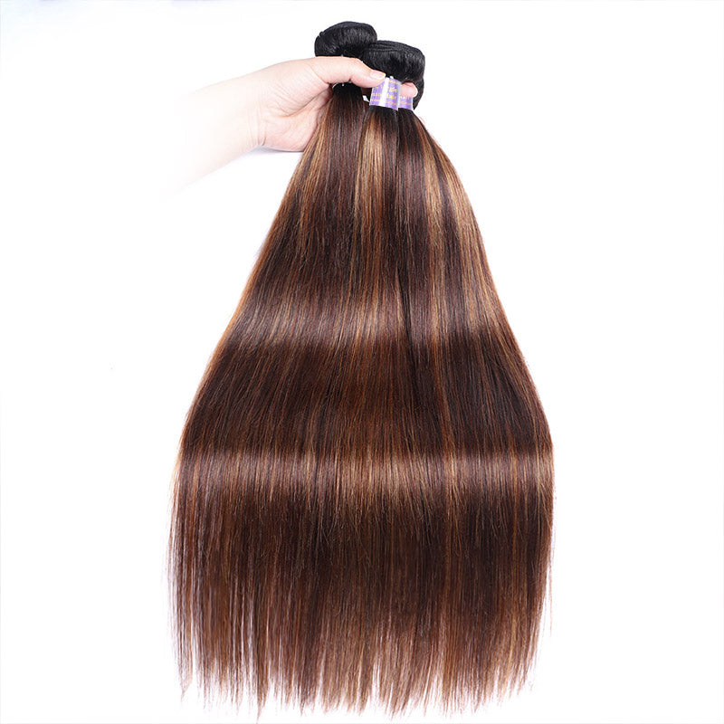 Allove Hair New Arrival #FB30 Highlight Straight Human Hair Bundles