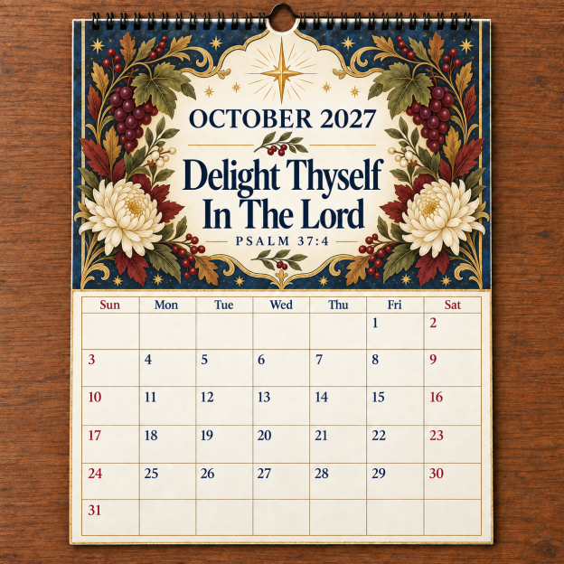 📖 2027 A Year Of Comfort & Strength Bible Verse Wall Calendar