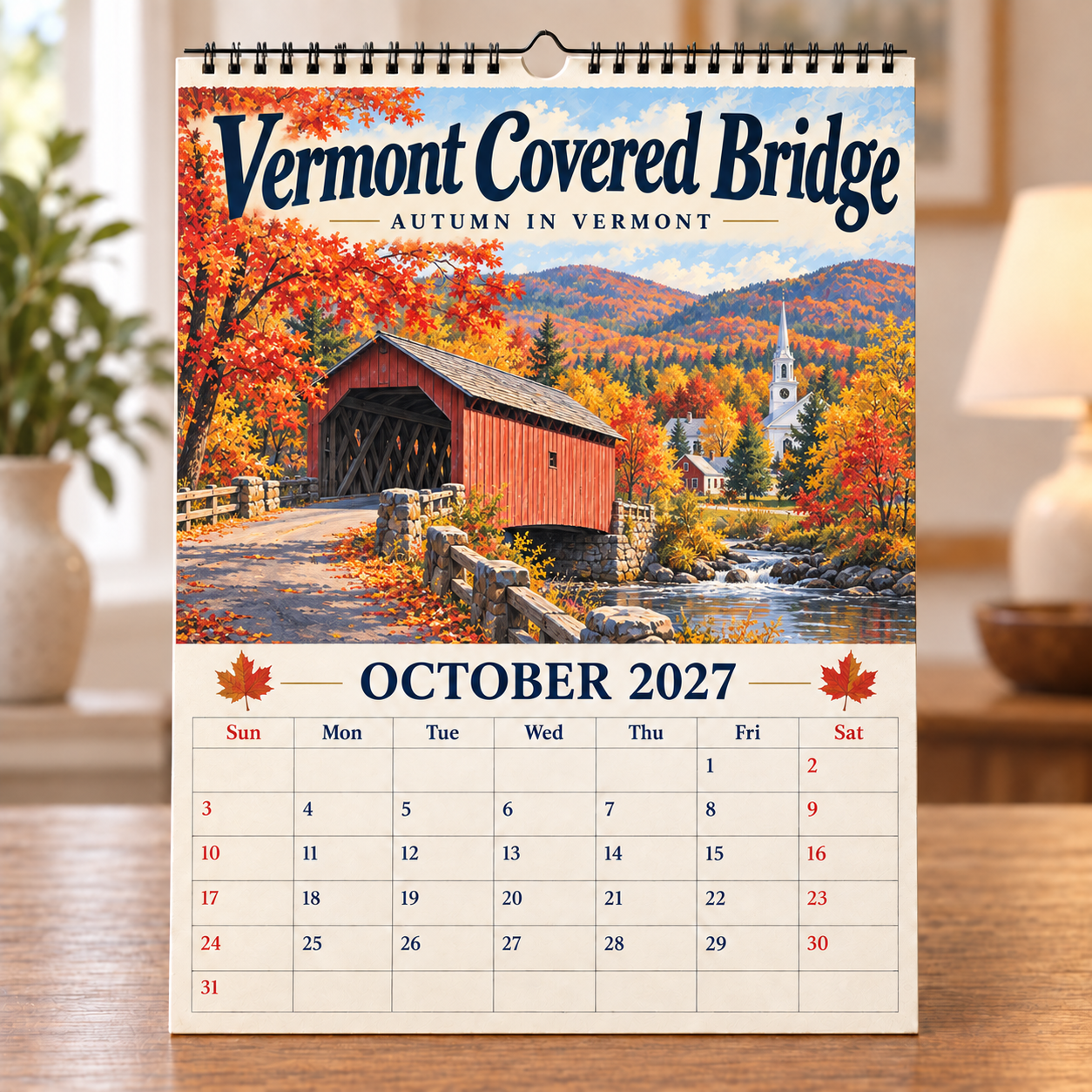 🧳 2027 Timeless American Destinations Wall Calendar