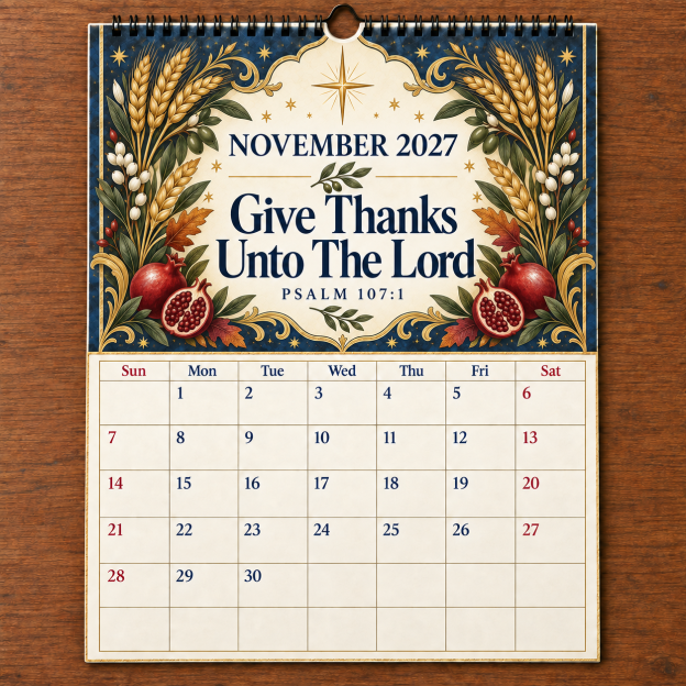 📖 2027 A Year Of Comfort & Strength Bible Verse Wall Calendar