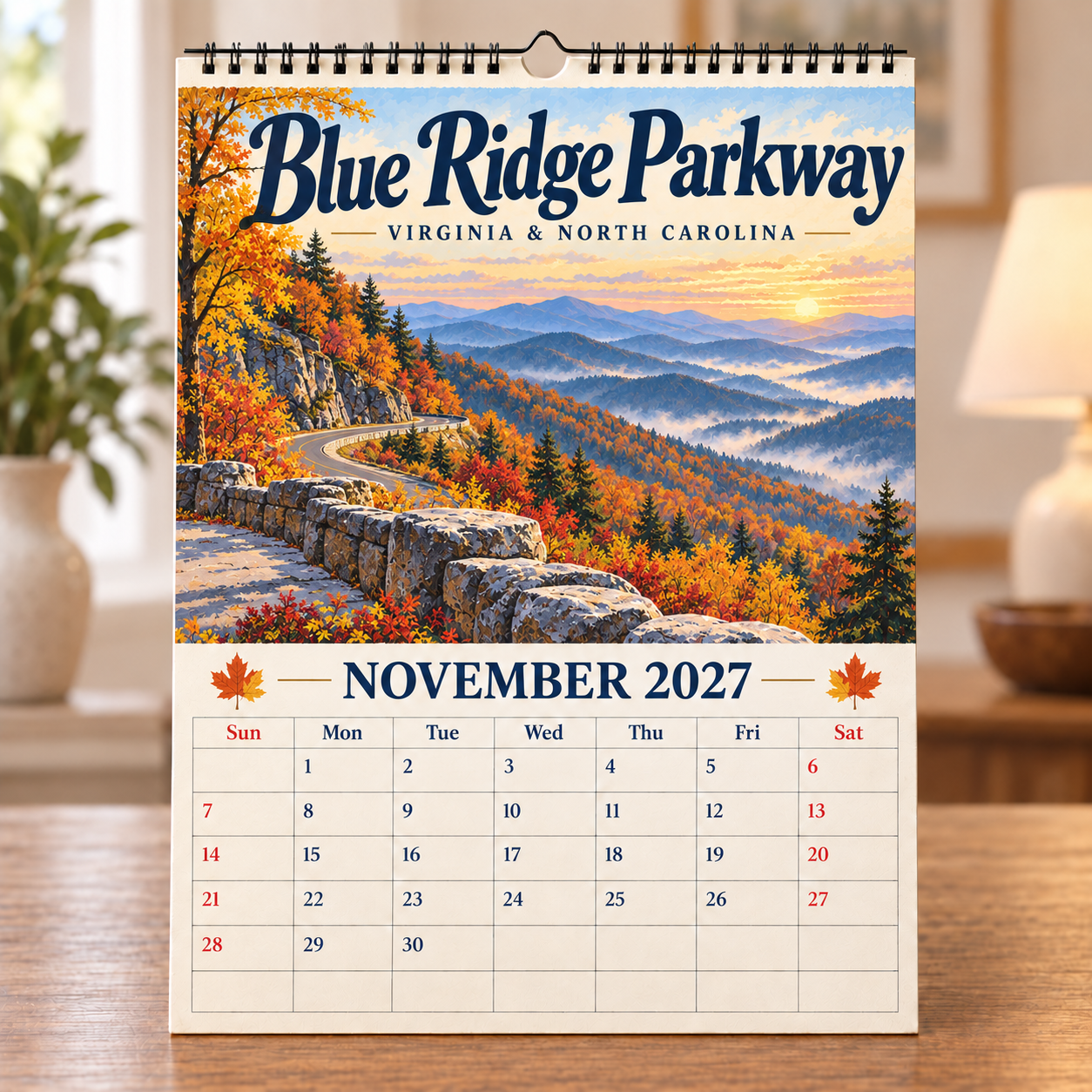 🧳 2027 Timeless American Destinations Wall Calendar