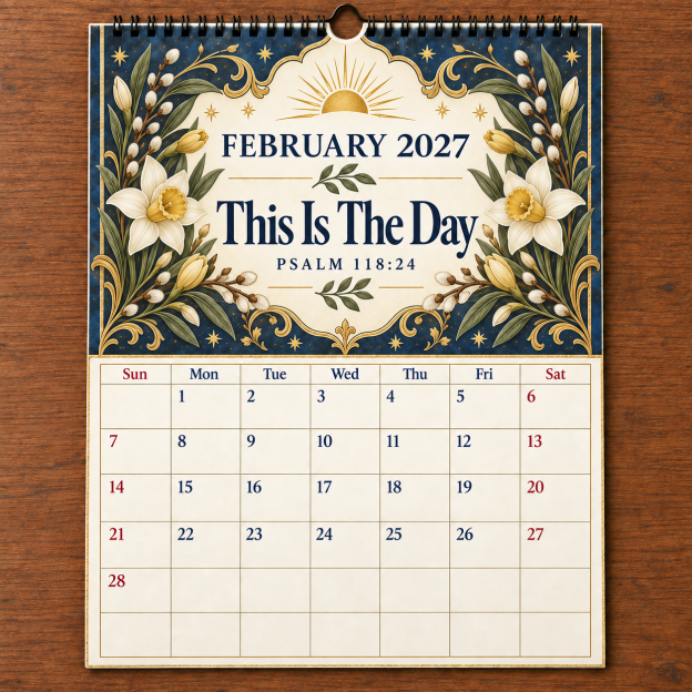 📖 2027 A Year Of Comfort & Strength Bible Verse Wall Calendar