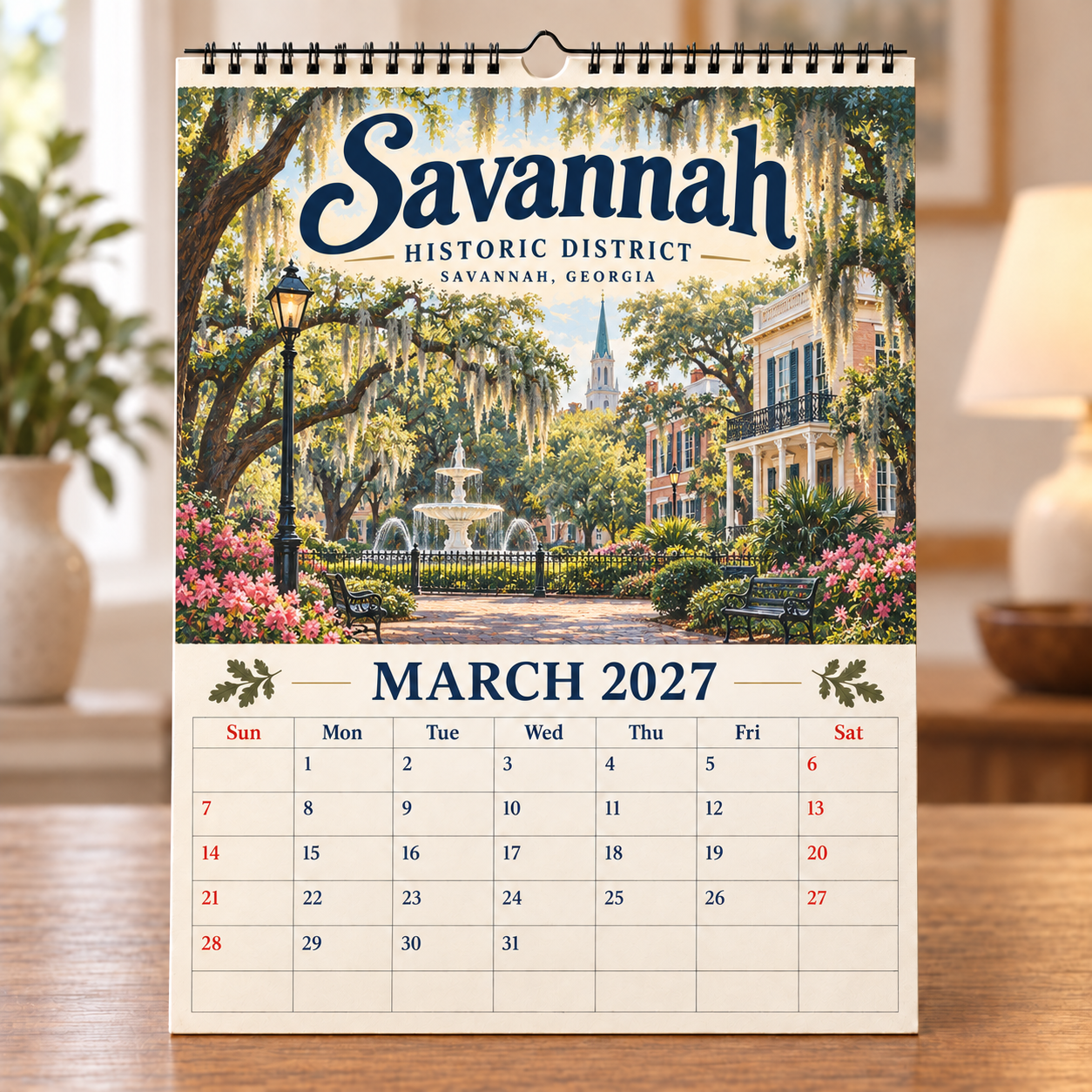 🧳 2027 Timeless American Destinations Wall Calendar