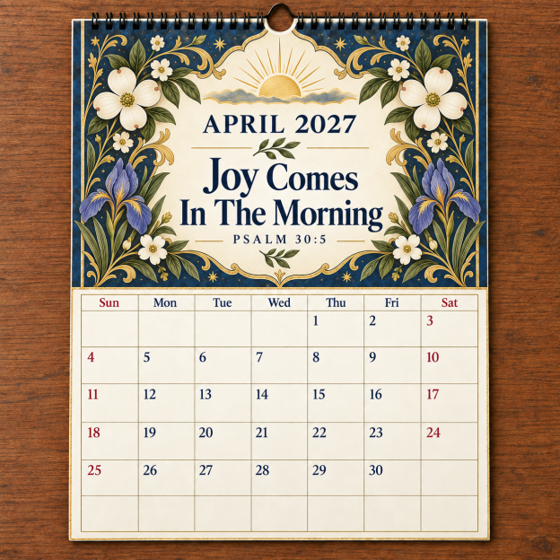 📖 2027 A Year Of Comfort & Strength Bible Verse Wall Calendar