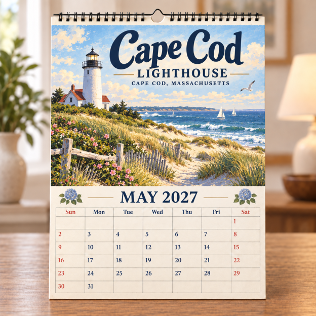 🧳 2027 Timeless American Destinations Wall Calendar