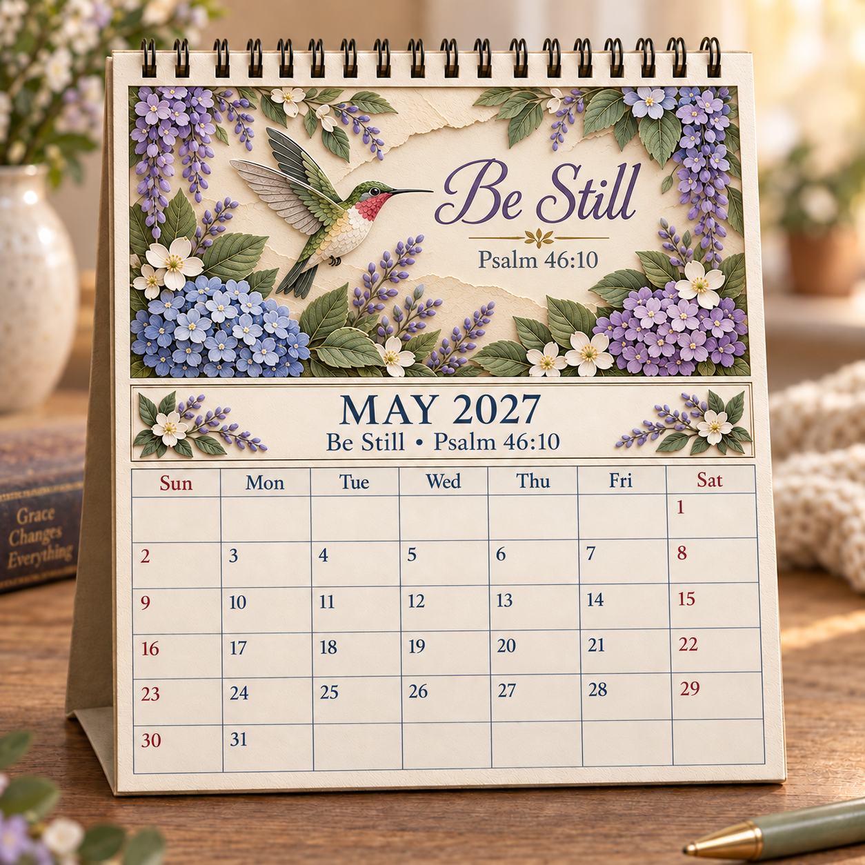 📖 2027 A Year Of Comfort & Strength Bible Verse Calendar