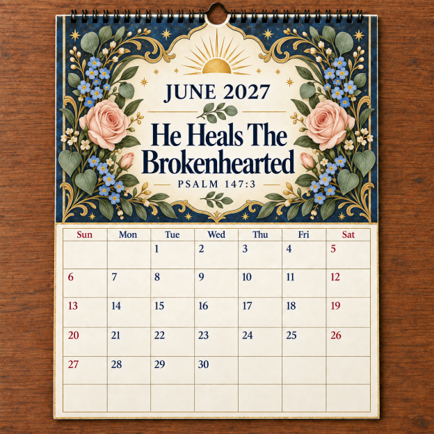 📖 2027 A Year Of Comfort & Strength Bible Verse Wall Calendar