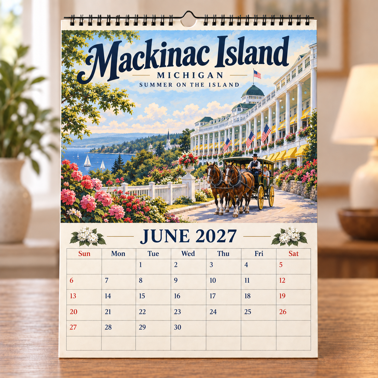 🧳 2027 Timeless American Destinations Wall Calendar
