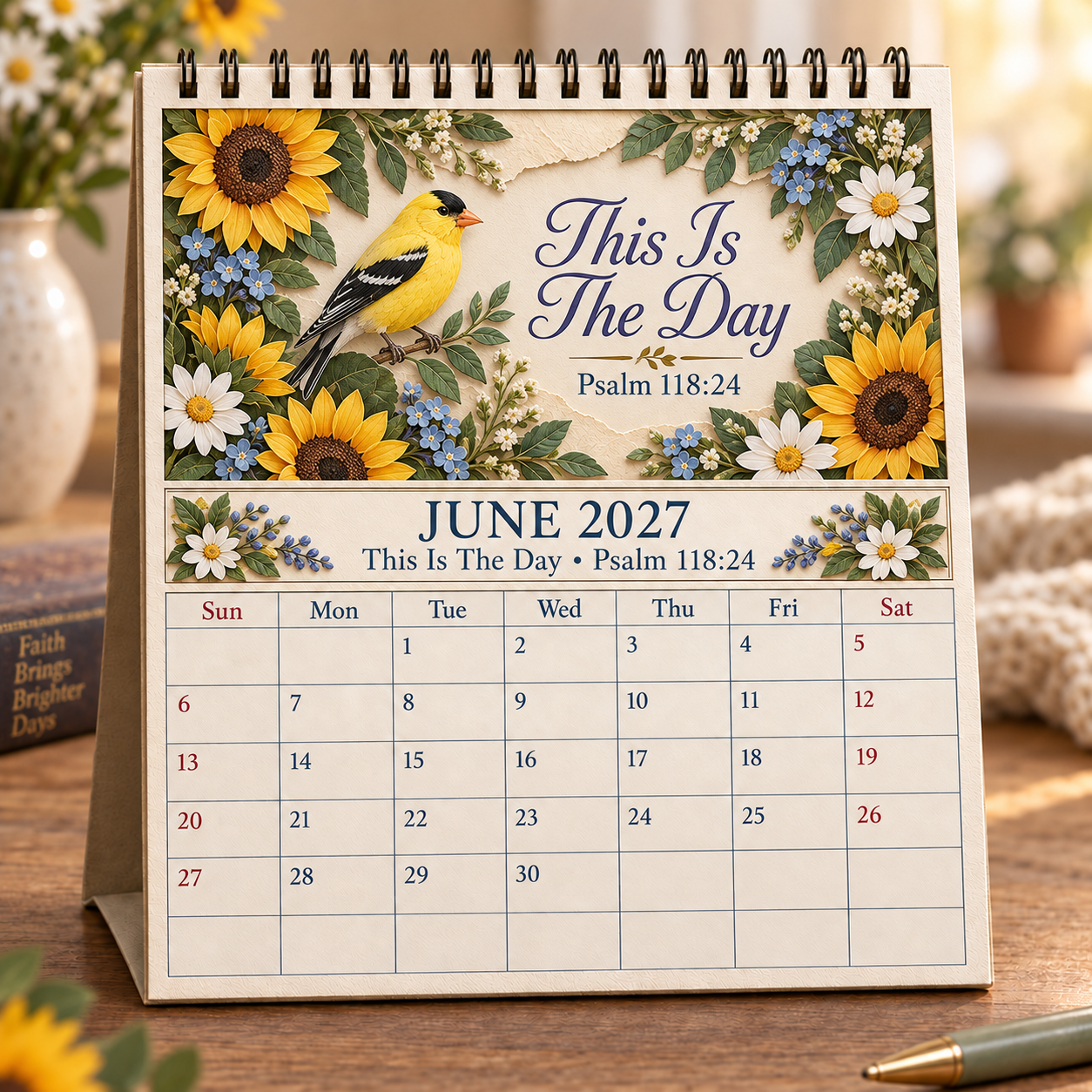 📖 2027 A Year Of Comfort & Strength Bible Verse Calendar