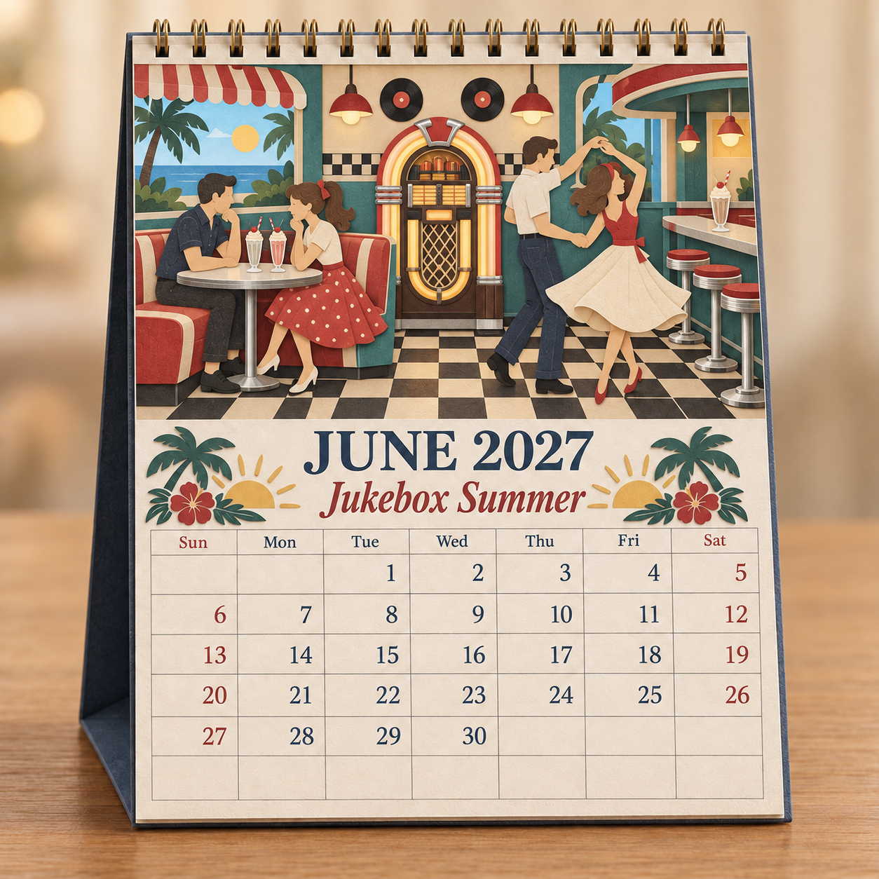 🎞️ 2027 A Year Of Good Old Days Wall Calendar