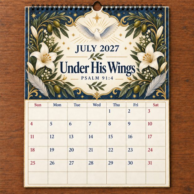 📖 2027 A Year Of Comfort & Strength Bible Verse Wall Calendar