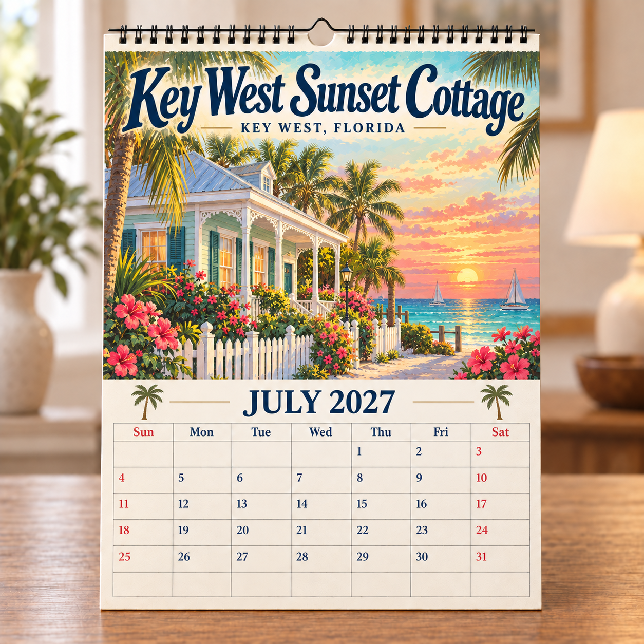 🧳 2027 Timeless American Destinations Wall Calendar