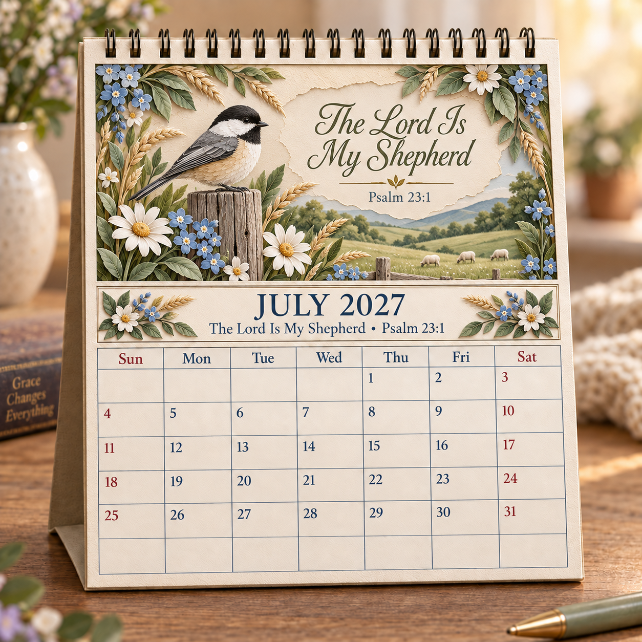 📖 2027 A Year Of Comfort & Strength Bible Verse Calendar