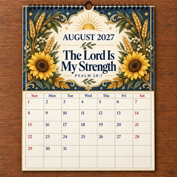 📖 2027 A Year Of Comfort & Strength Bible Verse Wall Calendar