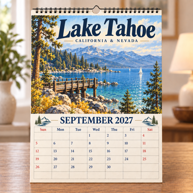 🧳 2027 Timeless American Destinations Wall Calendar