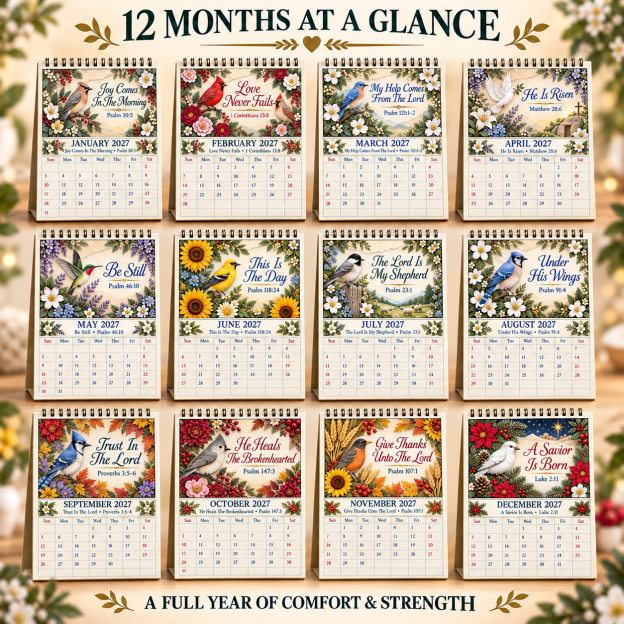 📖 2027 A Year Of Comfort & Strength Bible Verse Calendar