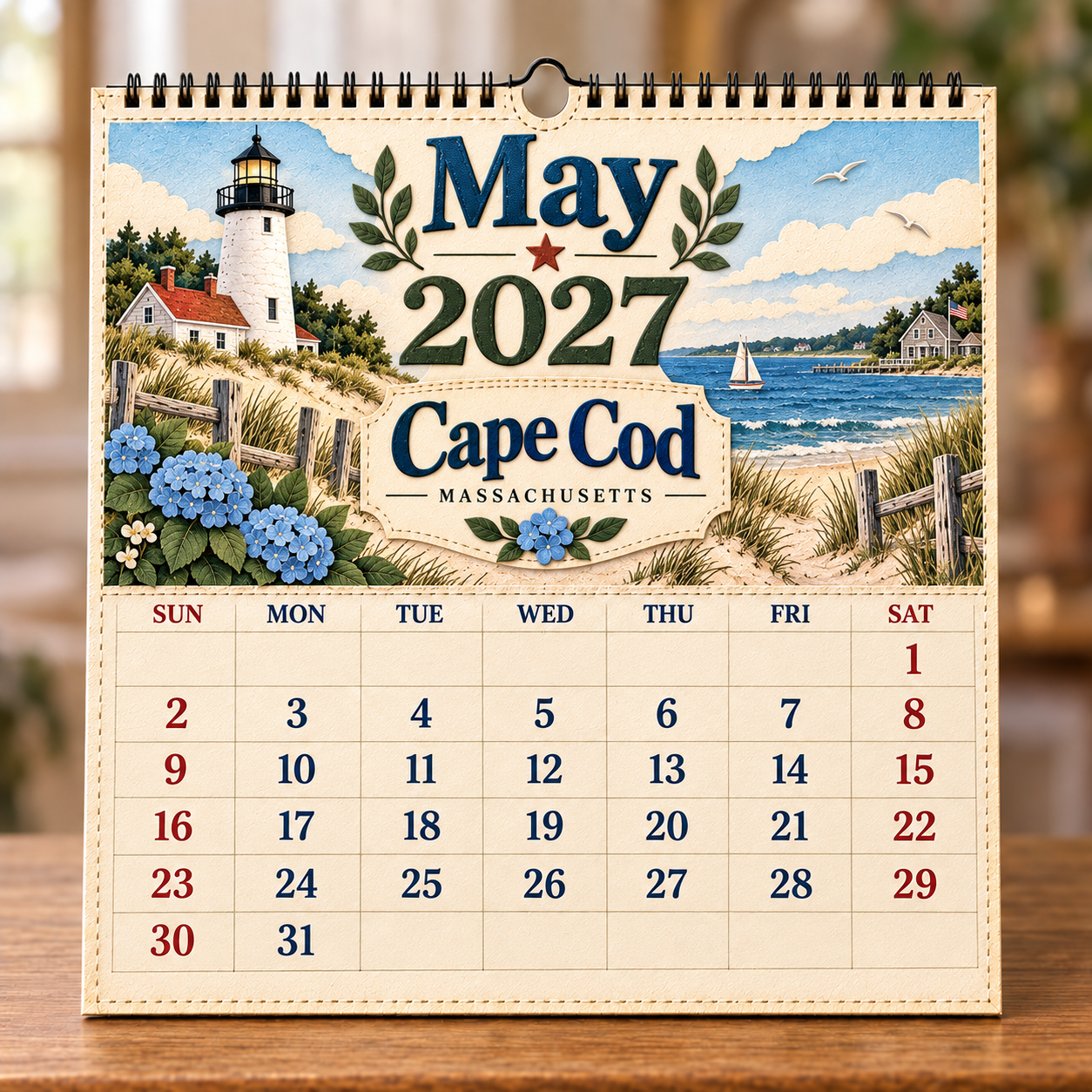 🧳 2027 Timeless American Destinations Wall Calendar