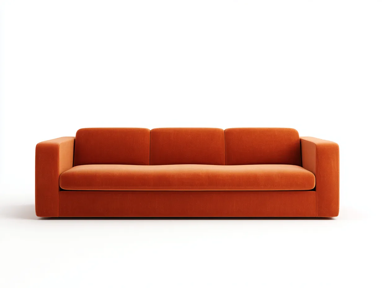 Sofá de 3 plazas 230×90×82 cm - tapizado gris claro - diseño moderno para sala de estar-Liviahahaus