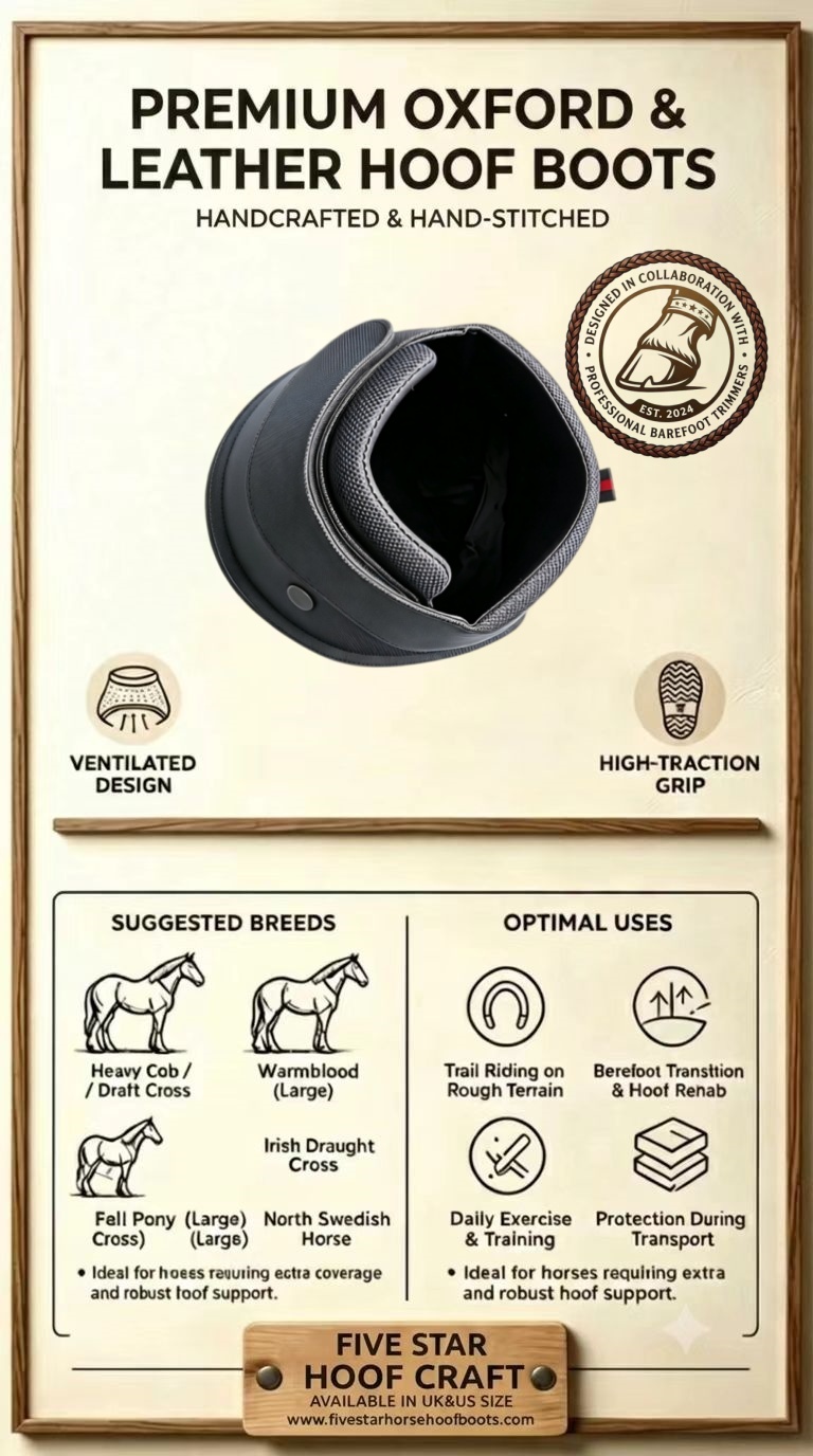 Tactical Duty Hoof Boots (1 Pair) – Heavy-Duty All-Terrain & Winter Protection