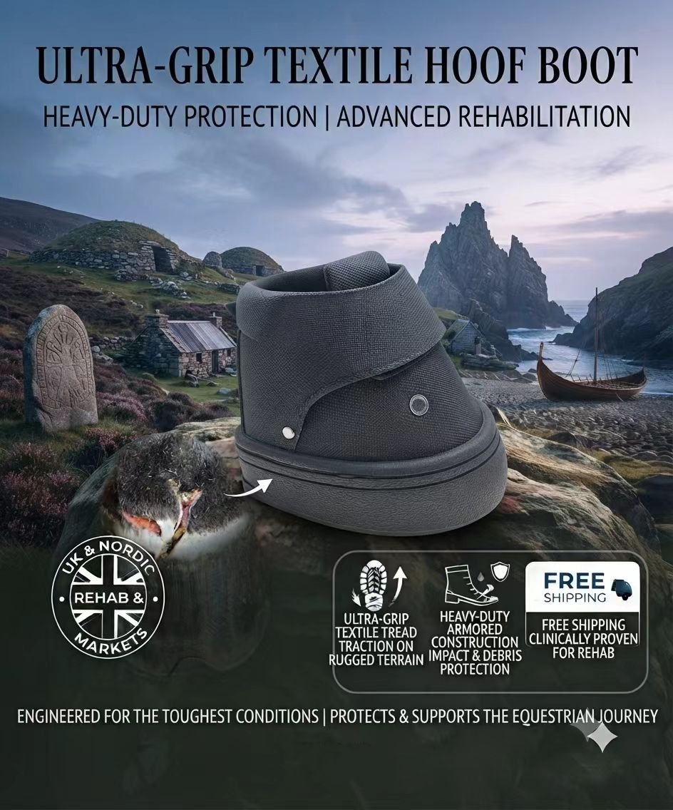 Tactical Duty Hoof Boots (1 Pair) – Heavy-Duty All-Terrain & Winter Protection