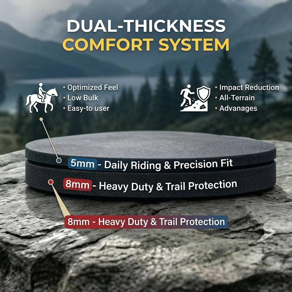 Five Star Hoof Boot Comfort Pad – 5mm & 8mm Dual-Thickness Protection