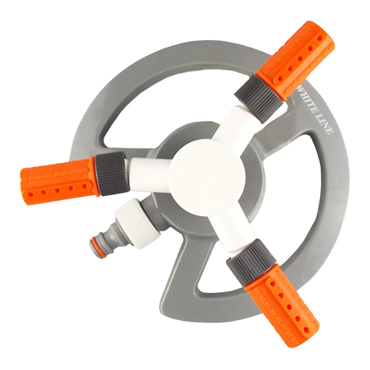 Bradas 3-Arm Revolving Sprinkler White Line-Bathhkroom