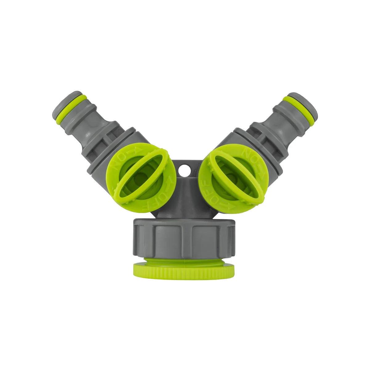 Wall Flange Kit 32mm MDPE + Brass Bib Tap + Two Way Splitter + Connectors-Bathhkroom