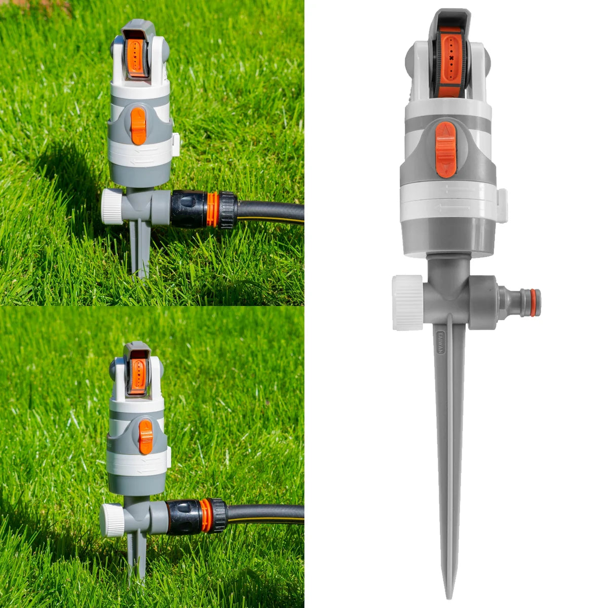 4 - Pattern Gear Drive Sprinkler White Line-Bathhkroom