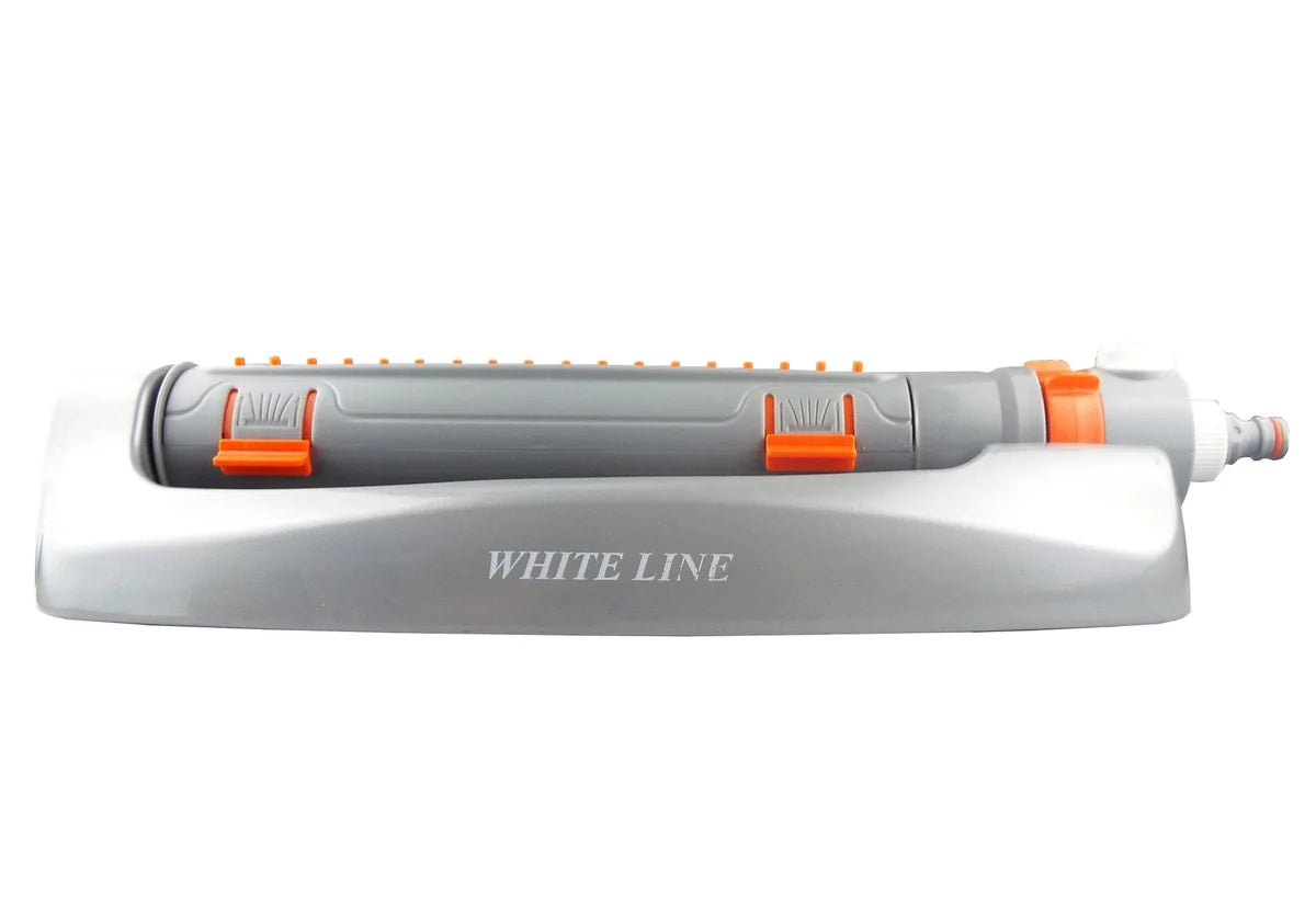 Metal Variable-Width Oscillating Sprinkler White Line-Bathhkroom