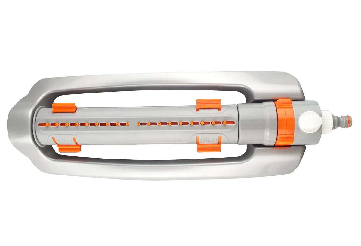 Metal Variable-Width Oscillating Sprinkler White Line-Bathhkroom