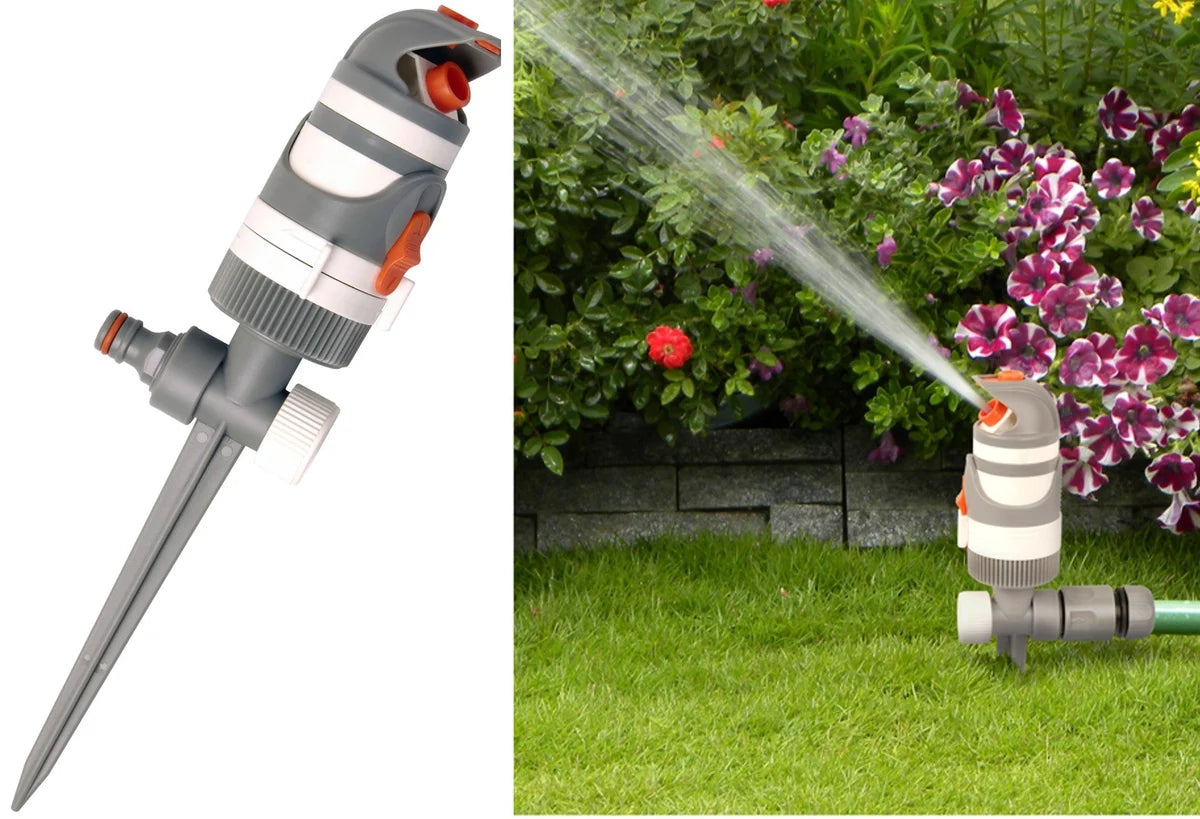 2-Pattern Gear Drive Sprinkler White Line-Bathhkroom