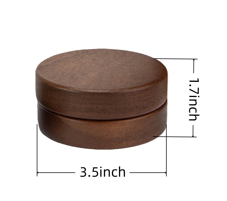 2 Pack Wooden Ash Tray with Lid Outdoor Ashtray for Outside Patio Smokeless Ashtrays for Cigarettes with 3 Holder Smoking Accessories Home Décor Ashtrays (Silver, 3.7in x 3.7in x2in)