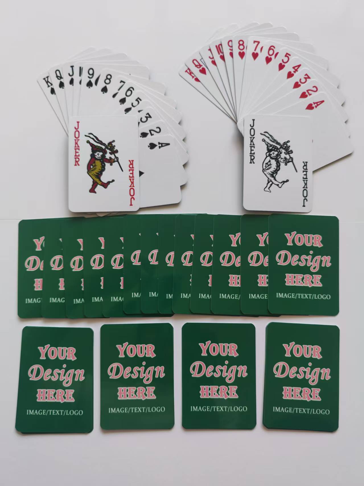 Personalized Wedding Playing Cards with Custom Photos and Names, Party (Business Playing Cards)