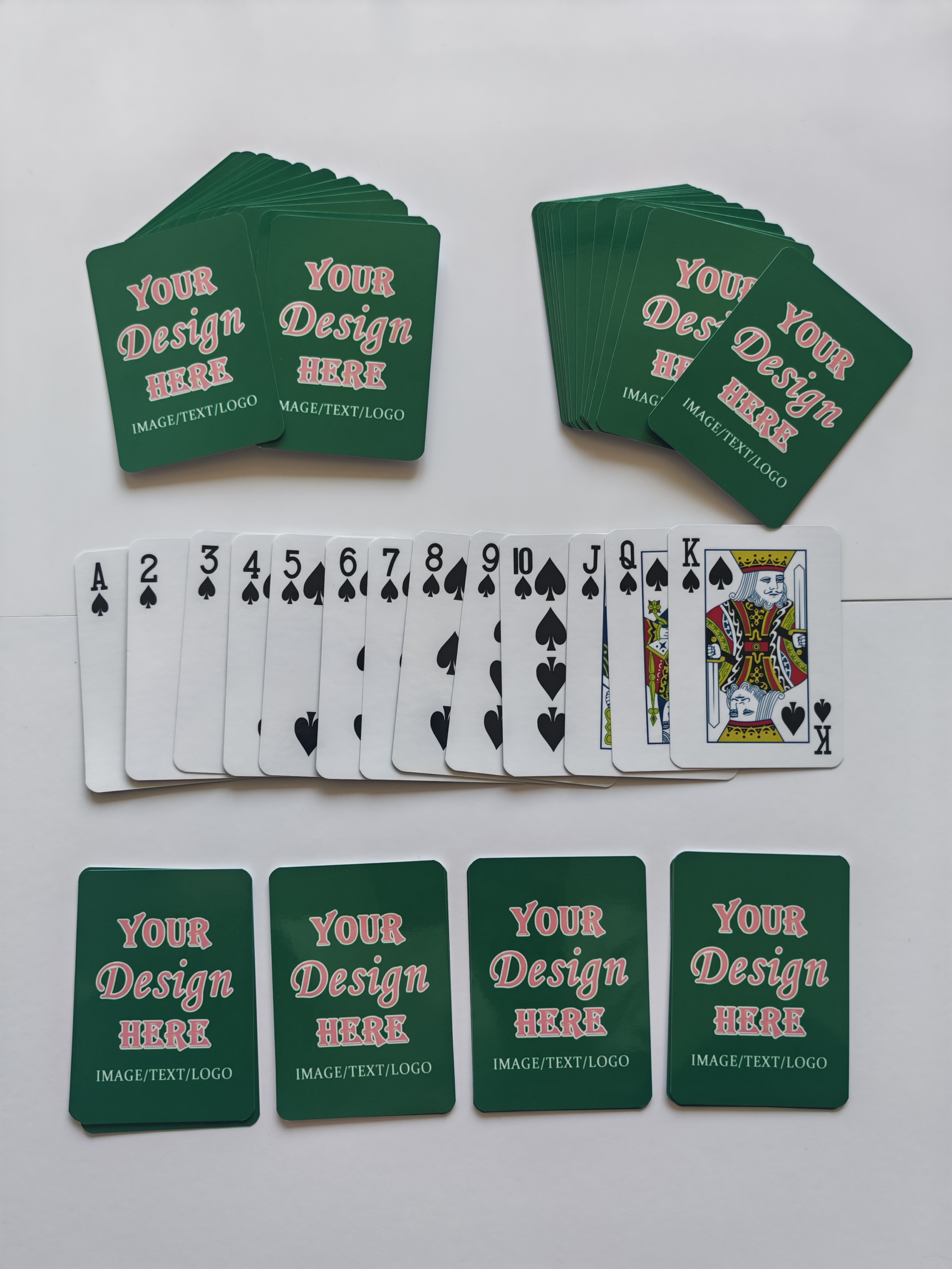 Personalized Wedding Playing Cards with Custom Photos and Names, Party (Business Playing Cards)