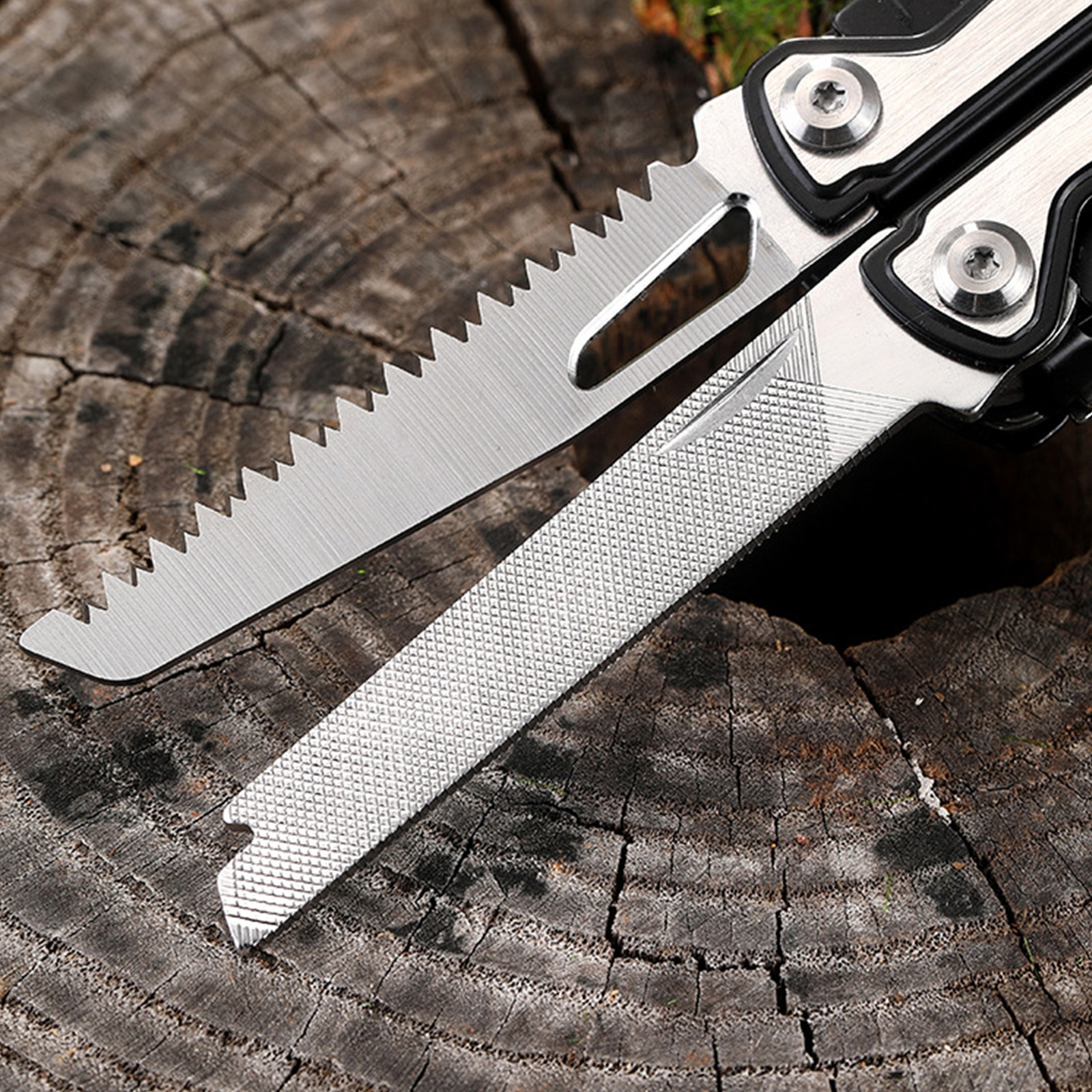 Custom Multitool 21-in-1 Stainless Steel Pocket Knife with Scissors EDC Self-locking Multi Tool Pliers for Outdoor, Survival, Camping, Hiking, Home Repair, Gadgets Gift for Men