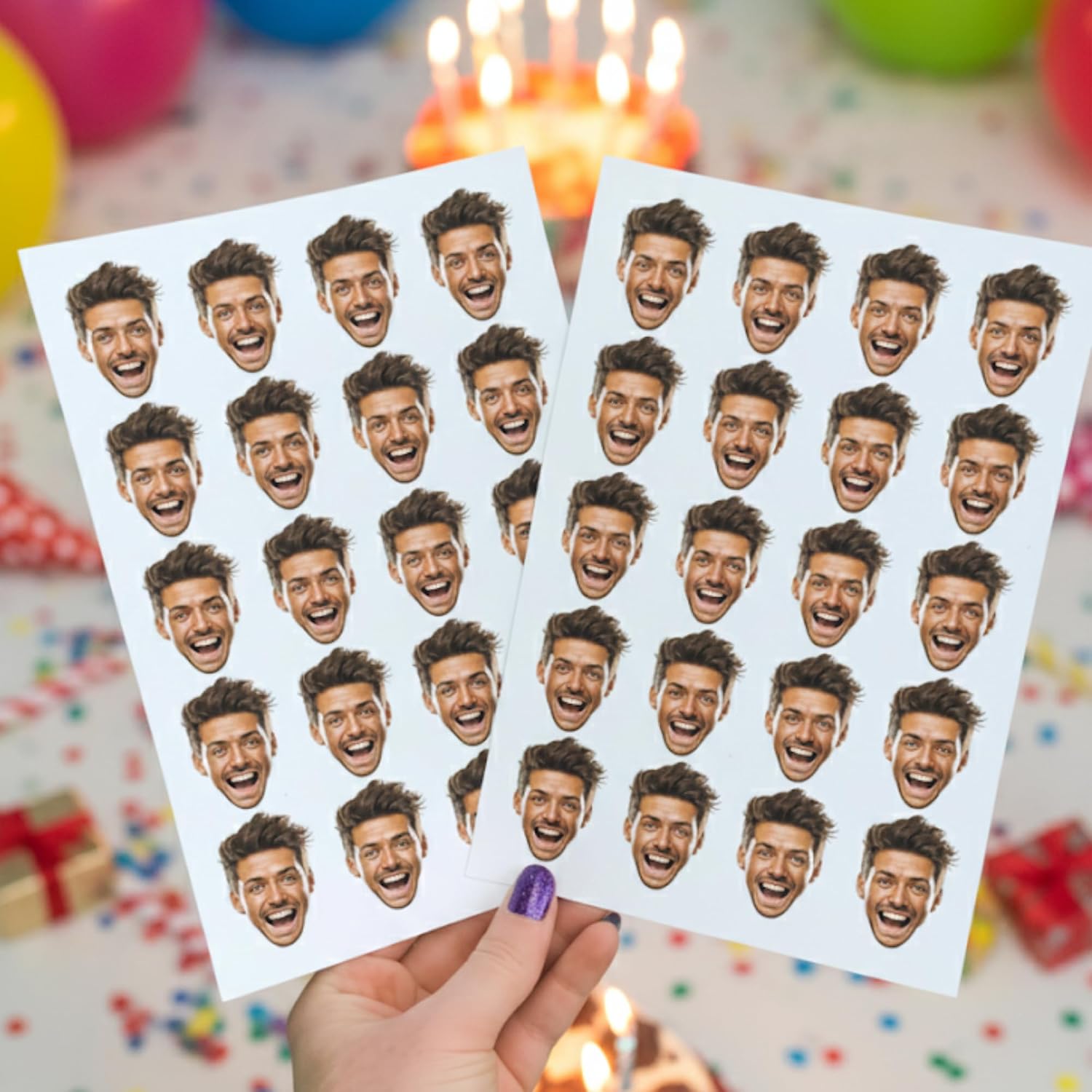 Custom Temporary Tattoos Personalized Tattoos with Photo Face Name Logo Customized for Adults Kids Women Men Gift Wedding Xmas Bachelorette Party Graduation Decor Birthday
