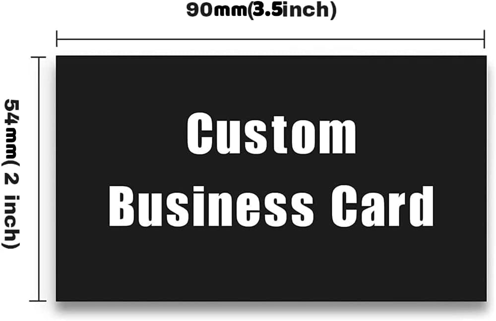 Custom Business Cards with Business Logo Text Photo, Customized Business Cards Double-sided Printed with Different Design, Personalized Business Cards Add Your Own Design
