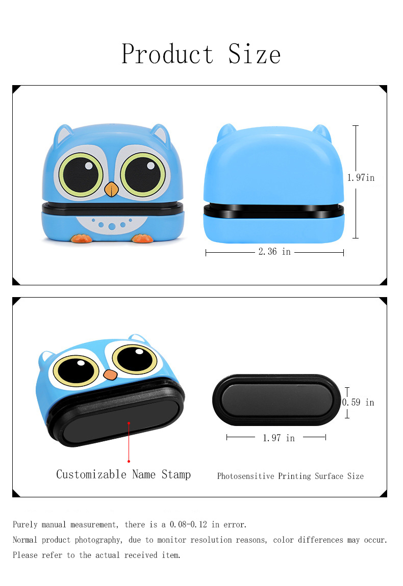 ExcelMark Clothing Name Stamp for Kids. Waterproof Ink. Perfect for Daycare, Camp, and School! (Puppy)