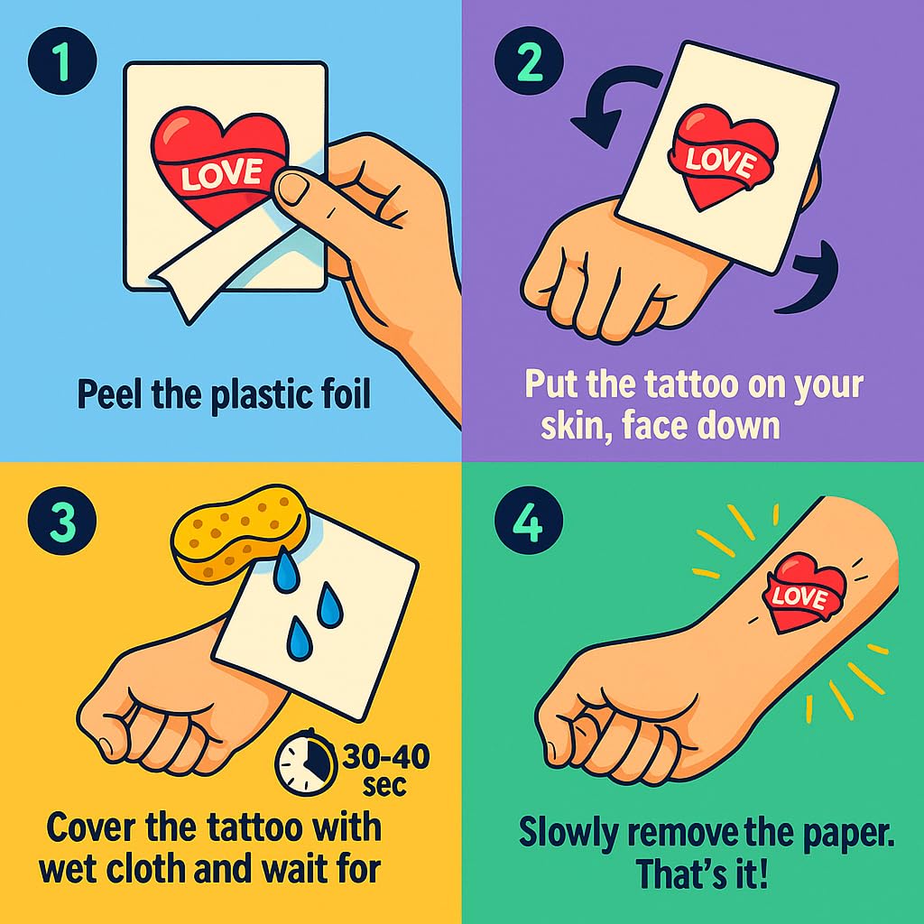 Custom Temporary Tattoos Personalized Tattoos with Photo Face Name Logo Customized for Adults Kids Women Men Gift Wedding Xmas Bachelorette Party Graduation Decor Birthday